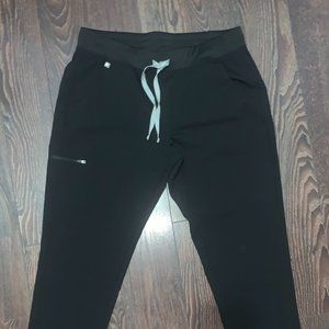 Figs Black Zamora Jogger Scrub Pants